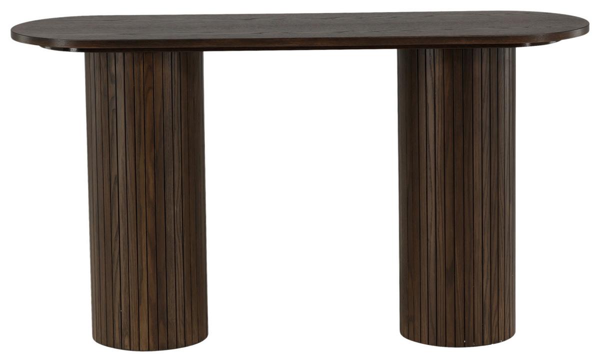 Konsole Bianca - Mokka, Design, Holzwerkstoff (130/40/72cm) - Livetastic