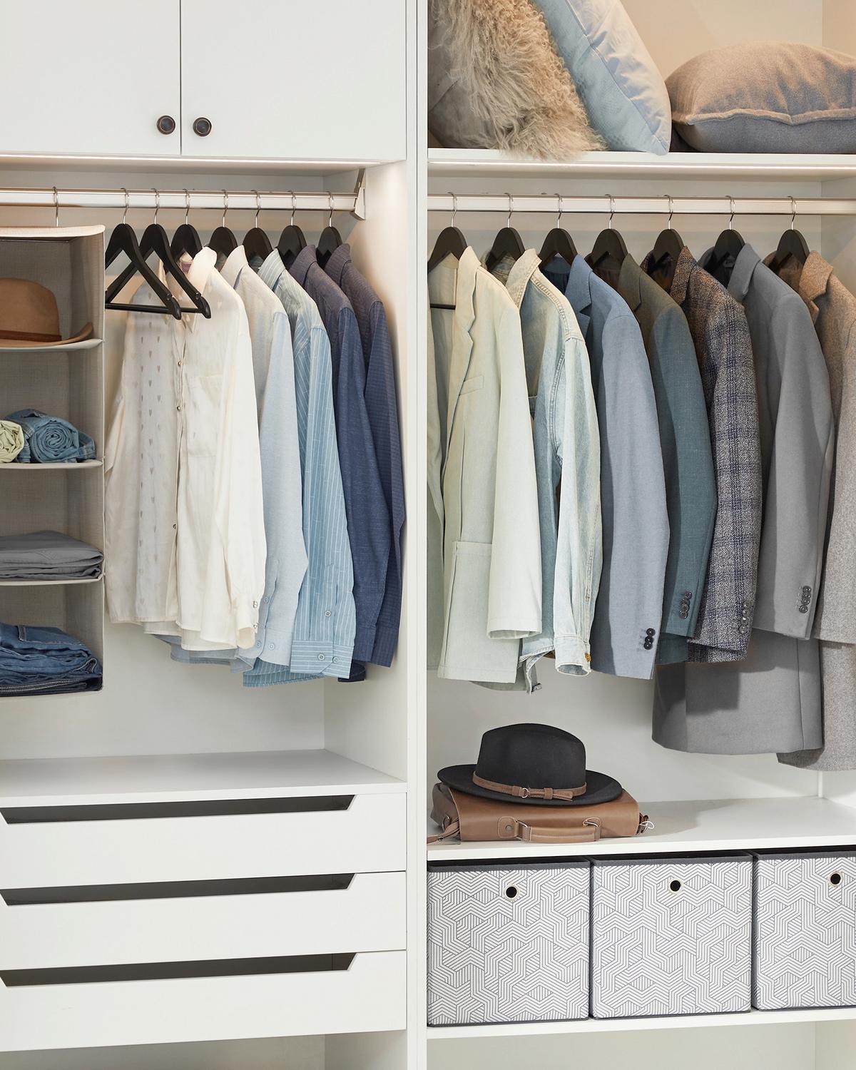 Kleiderbügelset Schwarz B: 44,5 Cm - Schwarz, Basics, Holz/Metall (44,5cm)