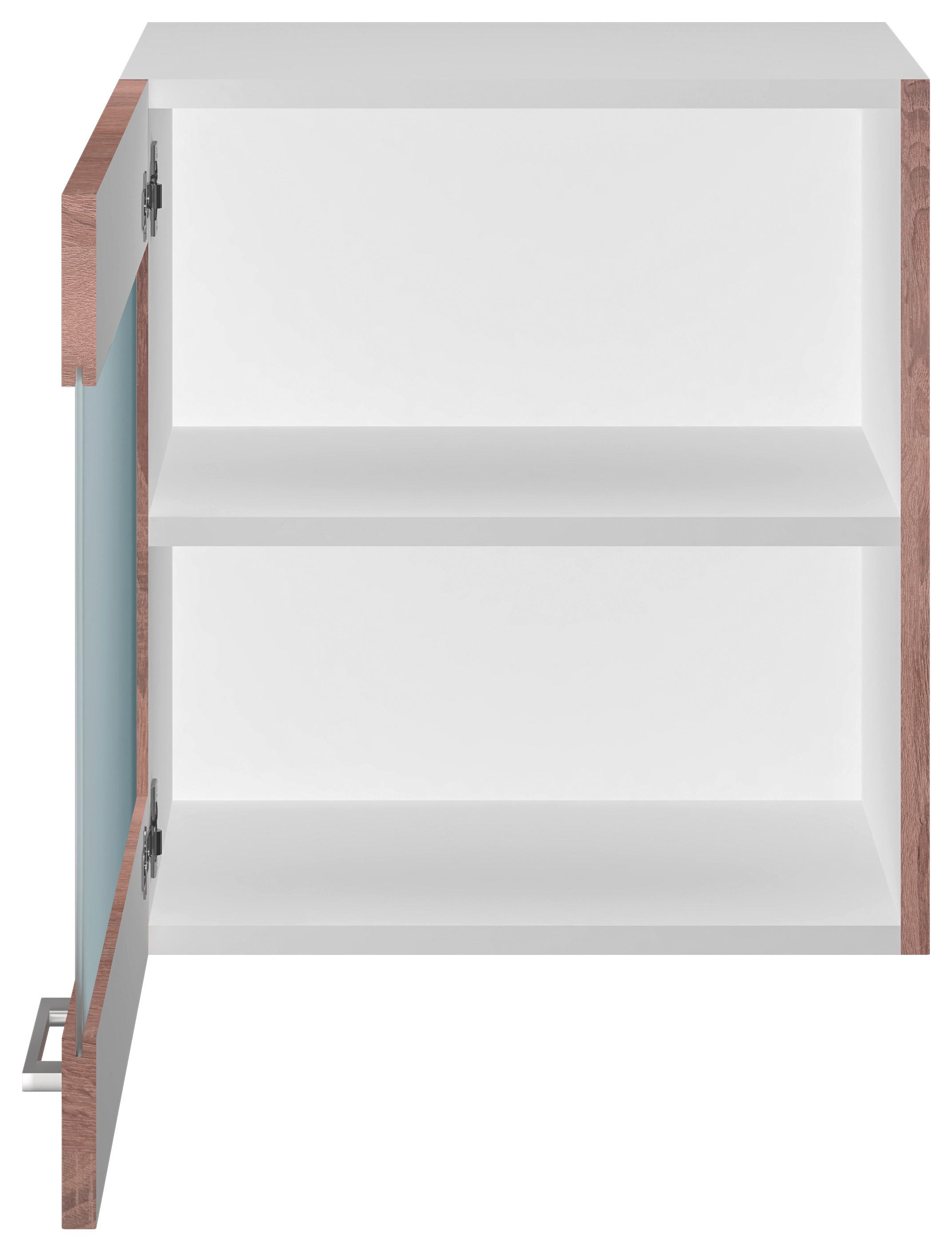 Kuchyňská Horní Skříňka Samoa Hg 50 - bílá/barvy dubu, Konvenční, kompozitní dřevo/plast (50/54/32cm)