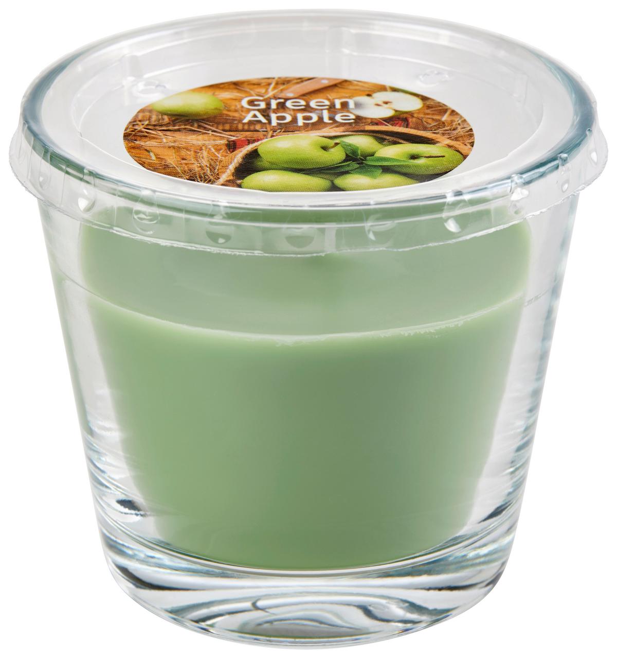 Kerze Im Glas Evigt - Klar/Rot, Basics, Naturmaterialien/Glas (9/8cm) - Ondega