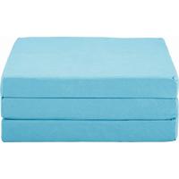 Faltmatratze Basic 189x65 Cm H2 H: 8 Cm - Hellblau, KONVENTIONELL, Textil (189/65/8cm)