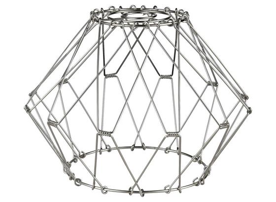 Stínidlo Svítidla Flessi - barvy stříbra, Romantický / Rustikální, kov (19,5/28cm) - Modern Living Stínidlo Svítidla Flessi - barvy stříbra, Romantický / Rustikální, kov (19,5/28cm) - Modern Living