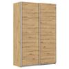 Schwebetürenschrank B: 136cm Feldkirch Eiche Dekor - Eiche Artisan, MODERN, Holzwerkstoff (136/210/62cm)