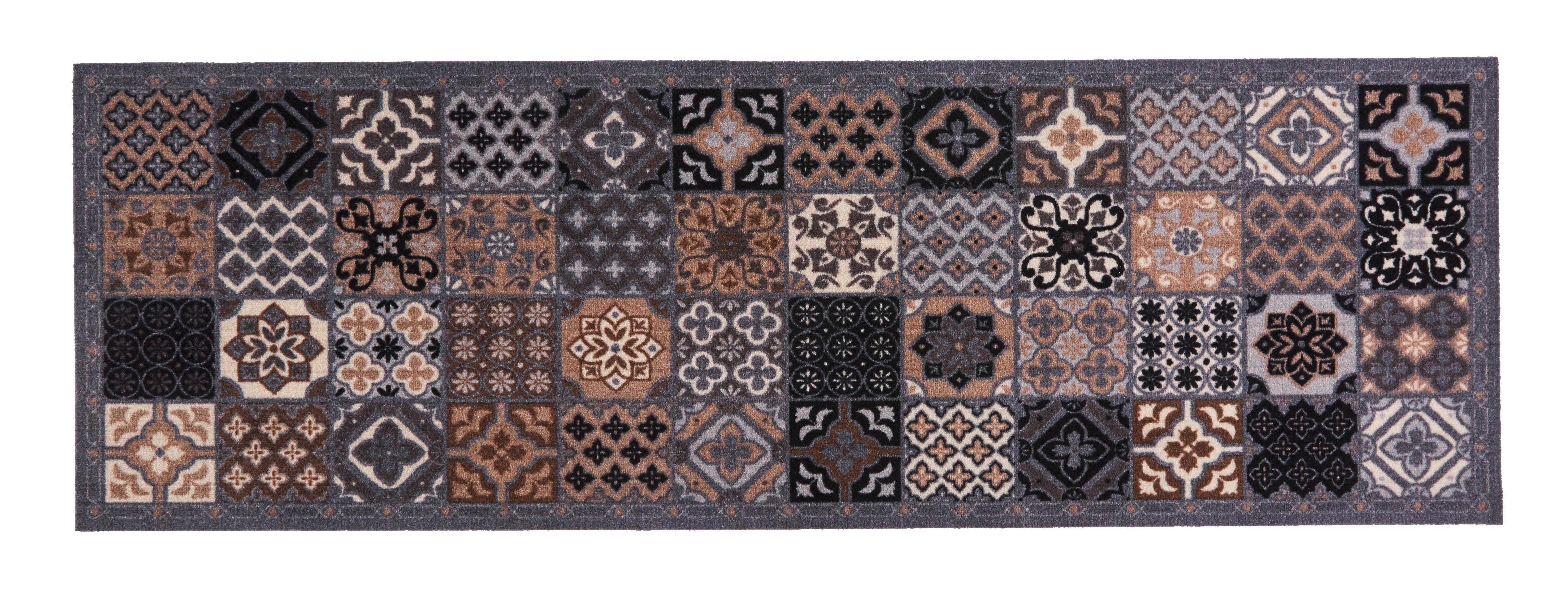 DVEŘNÍ ROHOŽKA Dilara, 50/150cm - šedá/béžová, Moderní, textil (50/150cm) - Modern Living