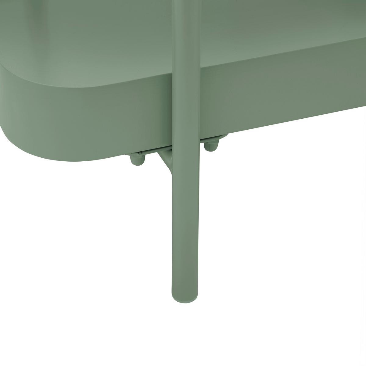 SERVÍROVACÍ VOZÍK DESINO -EXKLUSIV- - zelená, Moderní, kov (70/70/43cm) - Mömax