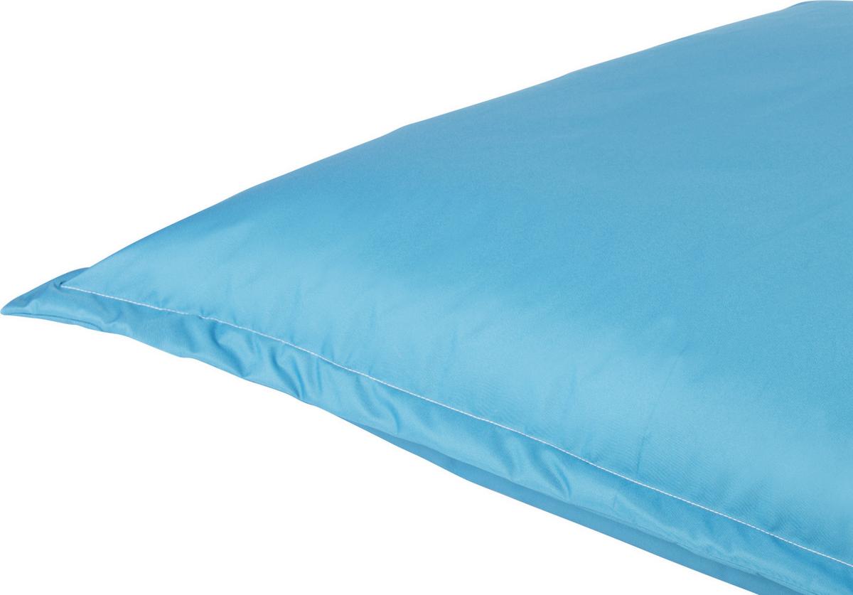Sedací vak do exteriéru XL modrá 170x130 cm - bílá/modrá, Basics, textil (170/130/40cm) - Ondega
