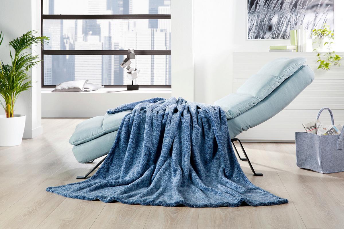 Kuscheldecke Alaska 150x200 cm - Bordeaux/Anthrazit, LIFESTYLE, Textil (150/200cm)