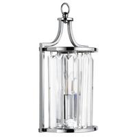 Wandleuchte 8571cc - Chromfarben, KONVENTIONELL, Glas/Metall (18/35cm)