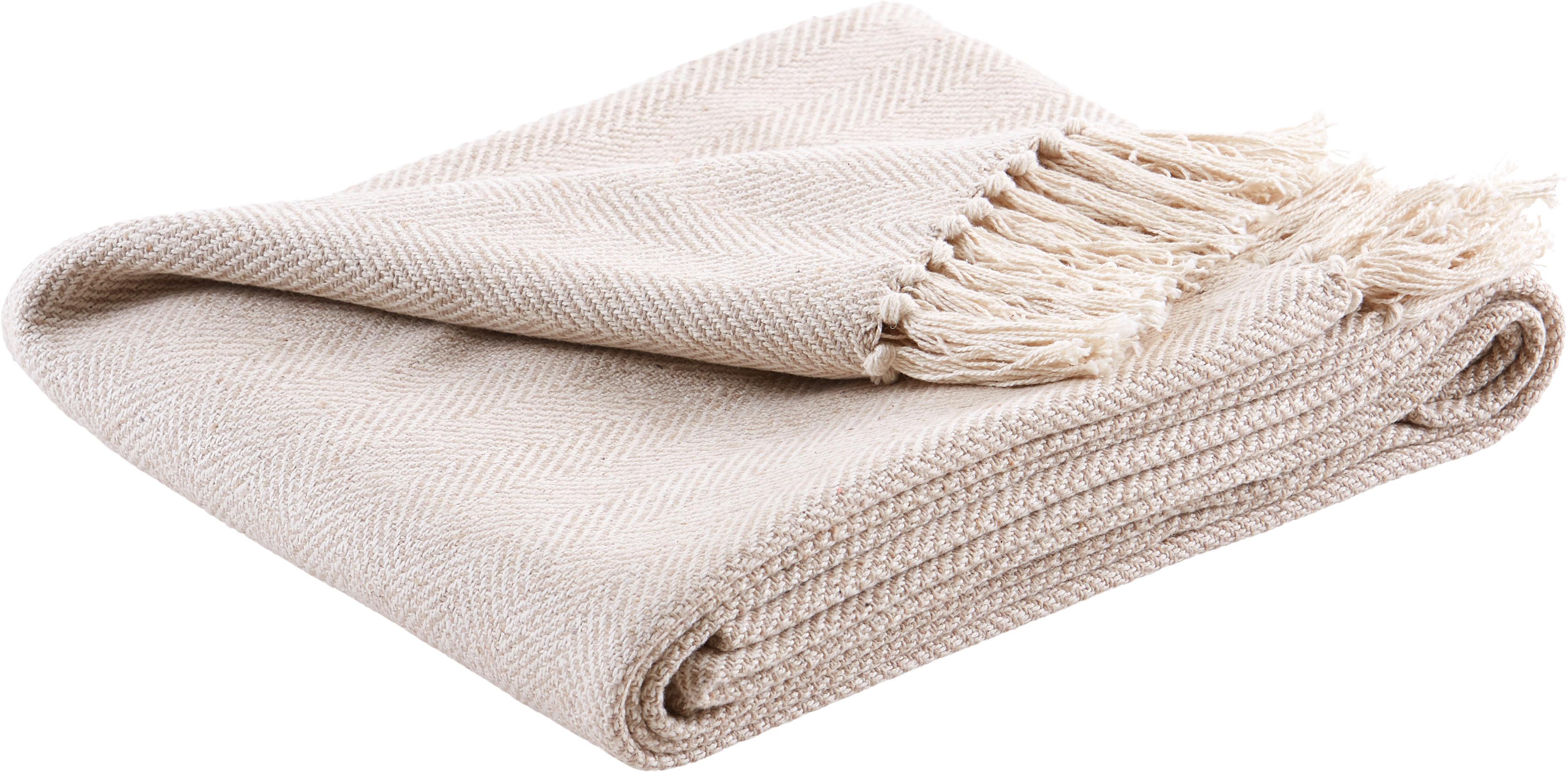 Tagesdecke Kordula - Beige, ROMANTIK / LANDHAUS, Textil (140/210cm) - James Wood