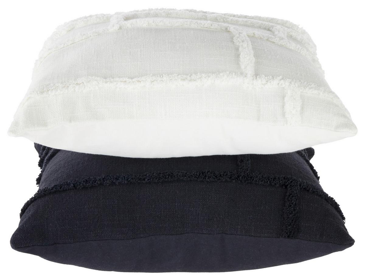 Dekorační polštář Brigg, Š/D: 45/45cm - černá, Moderní, textil (45/45cm) - Premium Living