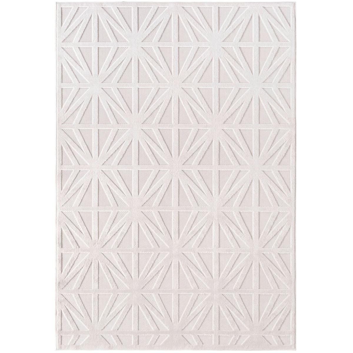 Flachwebteppich, Creme Doha - Creme, Design, Textil (80/150cm)