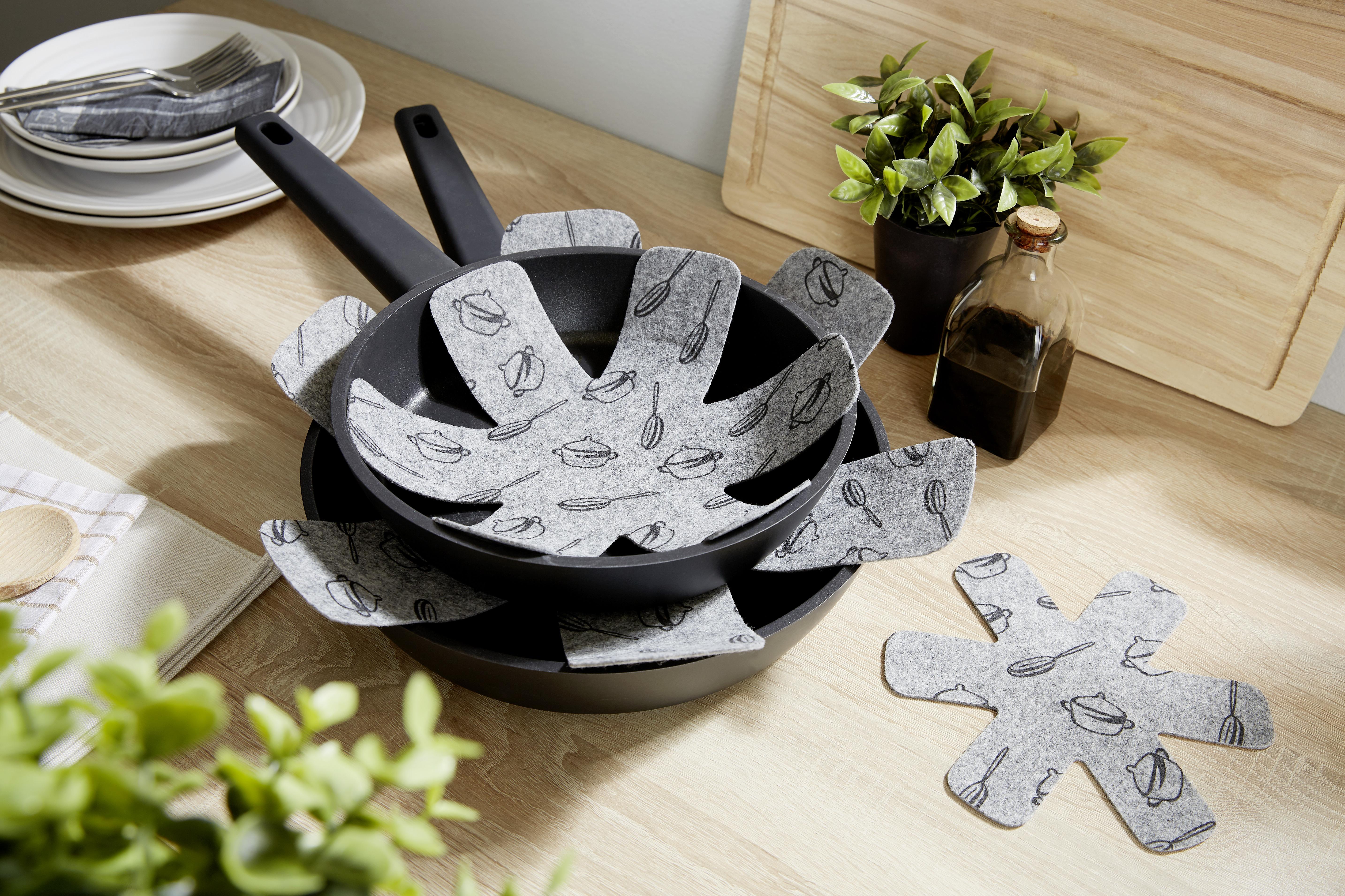 Luca Bessoni Pfannenschutz Tassilo 3er-Set aus Filz