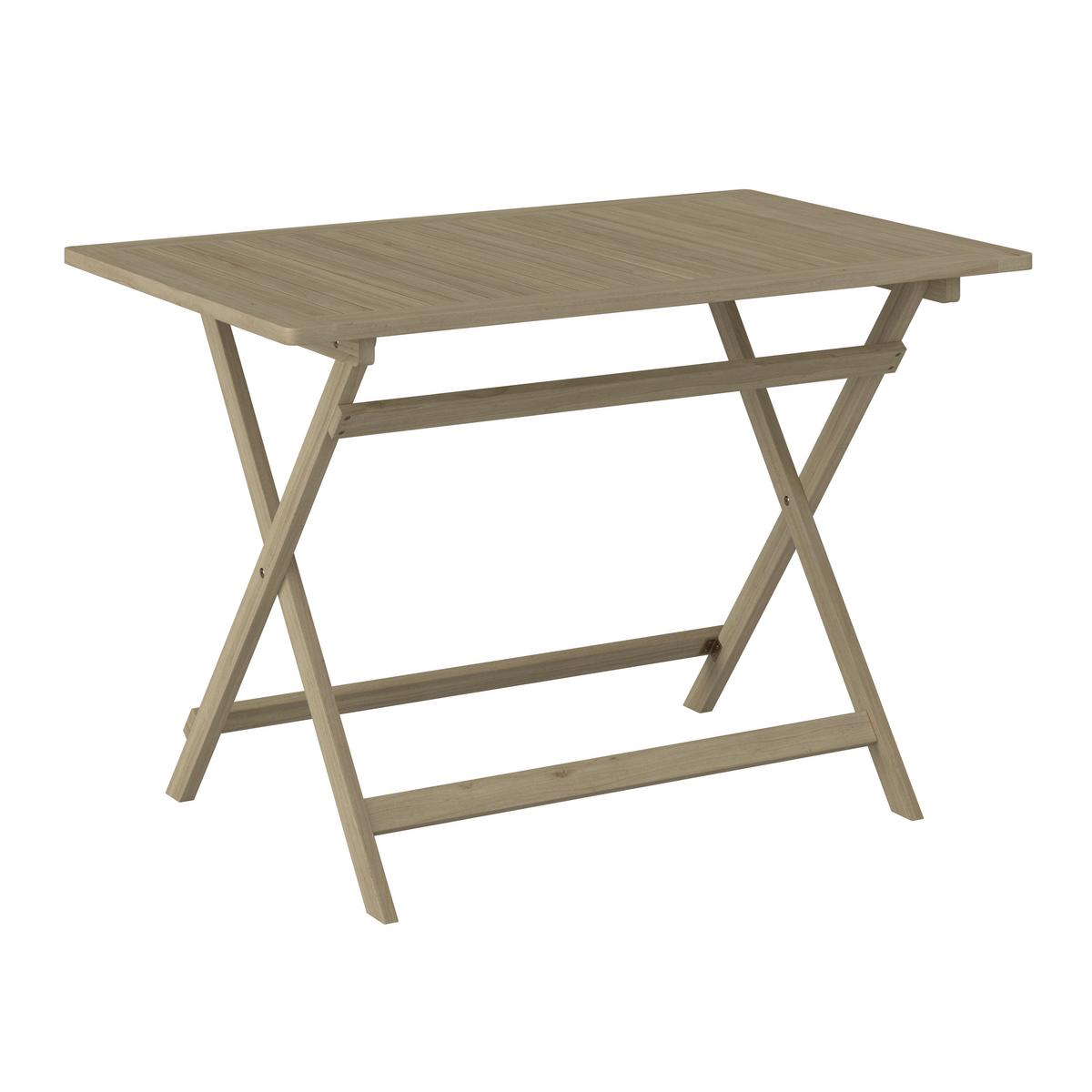 Balkonset Meran 5 Teilig - Akaziefarben, MODERN, Holz (110/42/74/77/70/47cm) - James Wood