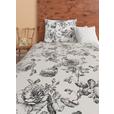 Bettwäsche Rose - Schwarz, ROMANTIK / LANDHAUS, Textil - James Wood