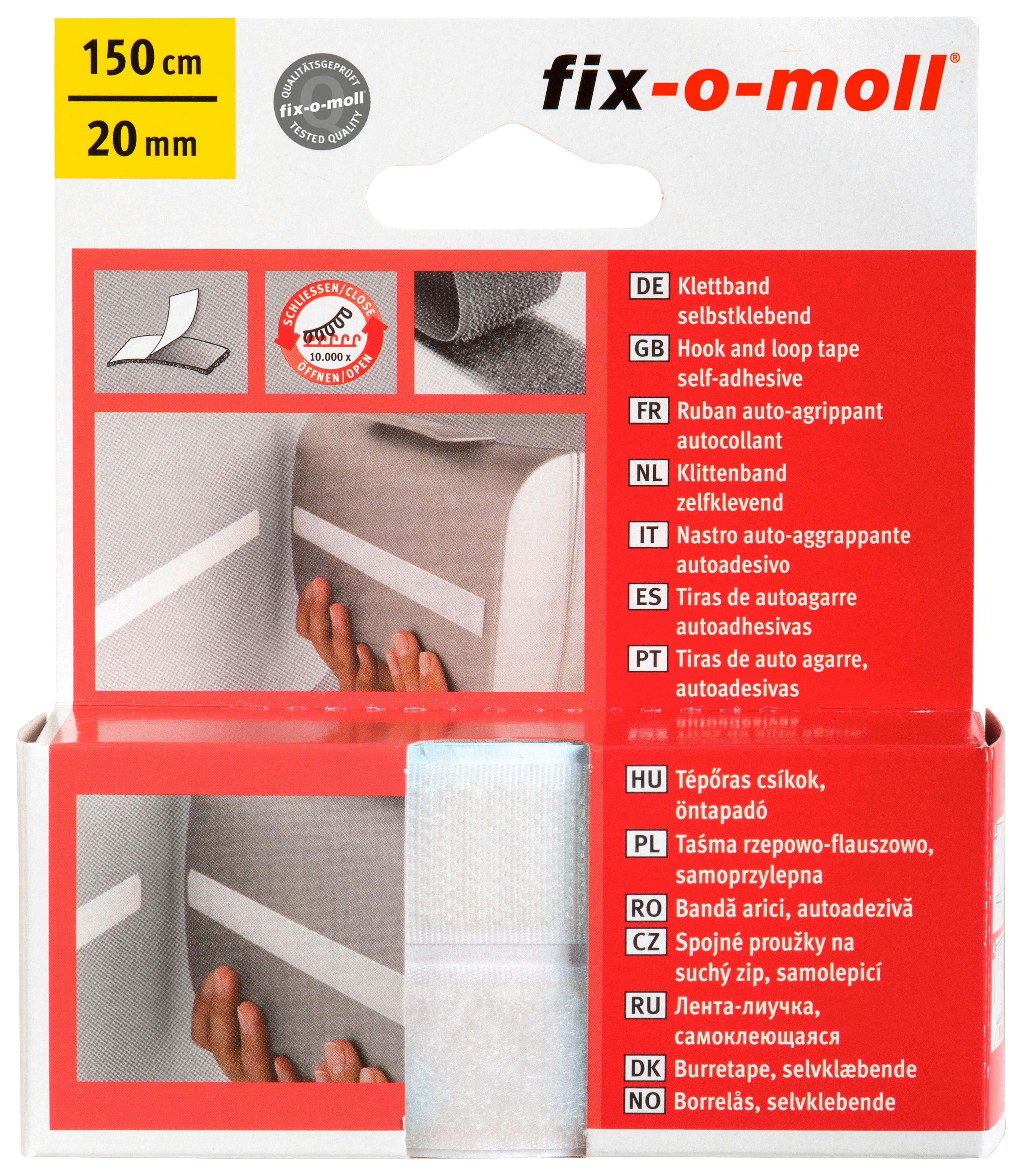 Tépőzáras Pánt 150 Cm, Fehér - fehér, műanyag (2/150cm) - Suki