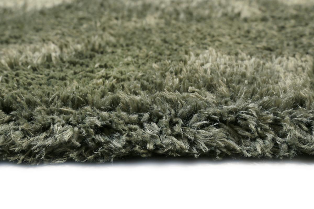 Hochflorteppich Yogi - Olivgrün, KONVENTIONELL, Textil (120cm) - Esprit