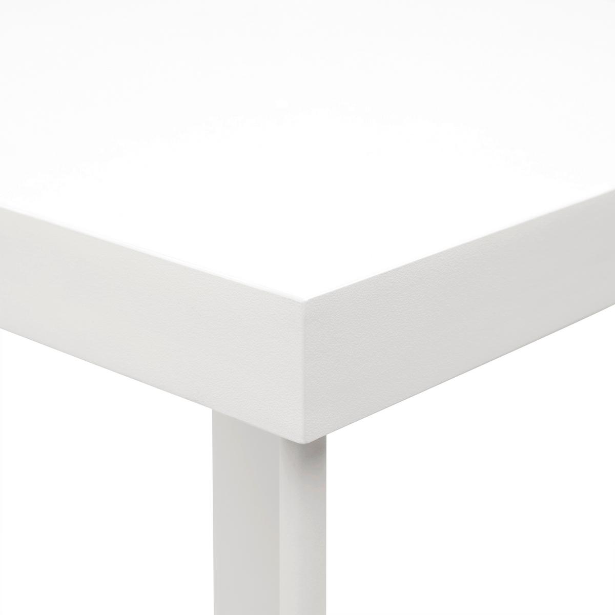 REGÁL PINNAR - biela, Modern, kov/kompozitné drevo (33/136,5/33cm) - Mömax