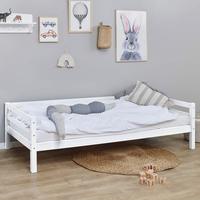 Kinder-/Juniorbett Eco Dream Weiß, Lf: 70x190 cm - Weiß/Naturfarben, MODERN, Holz (70/190cm) - MID.YOU