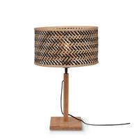 Tischleuchte Java/T25/N/3218/Bn - Schwarz/Naturfarben, Trend (32/38/32cm) - Good & Mojo