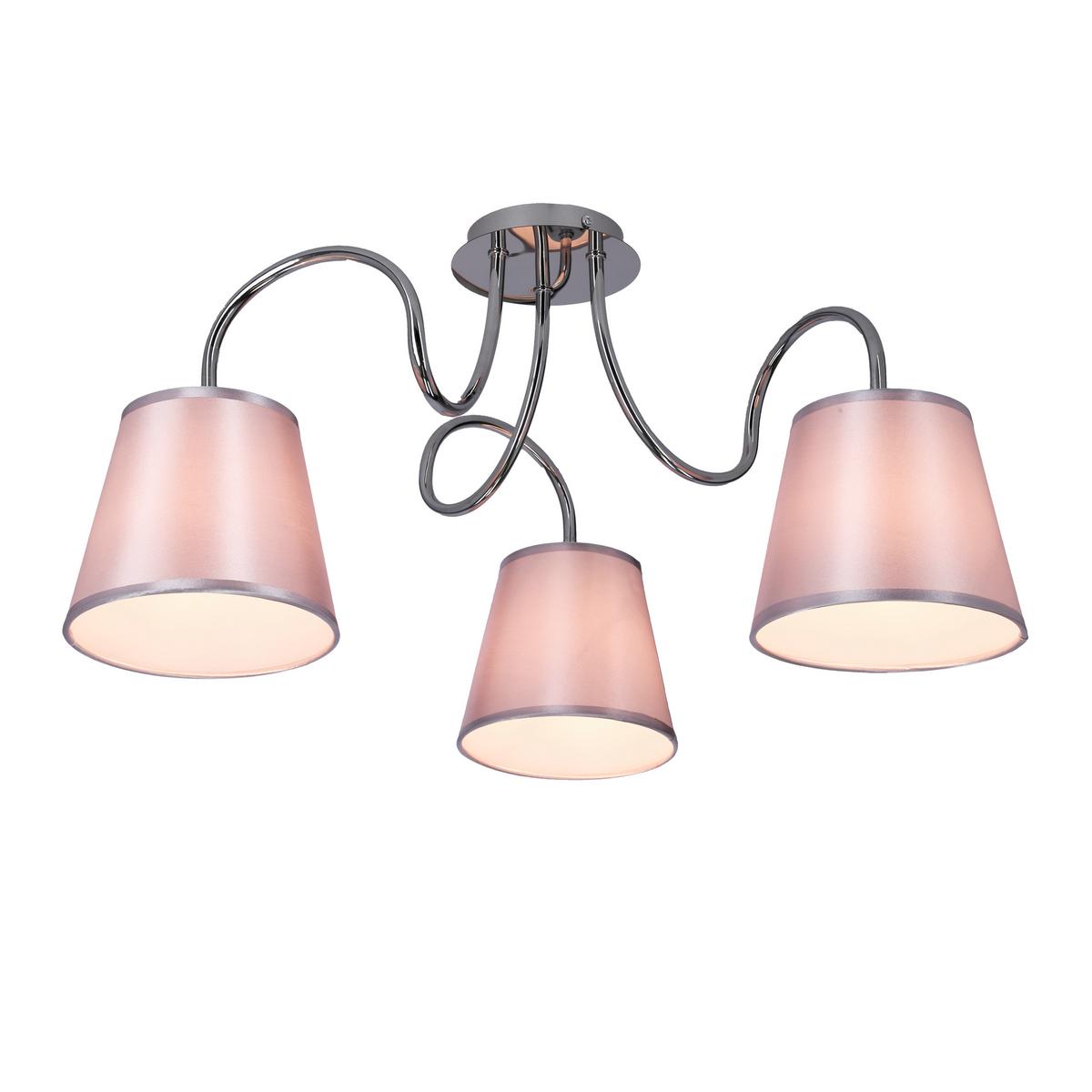 Deckenleuchte 33-70746 Luk - Chromfarben, KONVENTIONELL, Kunststoff/Metall (60/60/36cm)