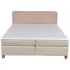 Boxbett mit Topper 180x200 Rolf - Beige, Basics, Holzwerkstoff/Textil (180/200cm) - Livetastic