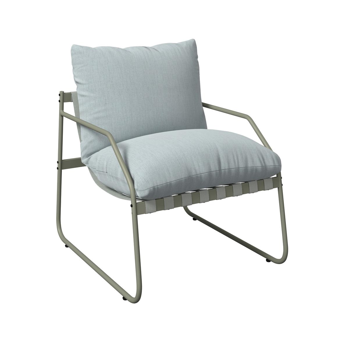 Loungegarnitur Miami - Beige/Grau, MODERN, Glas/Textil (128/62/82cm) - Beldano