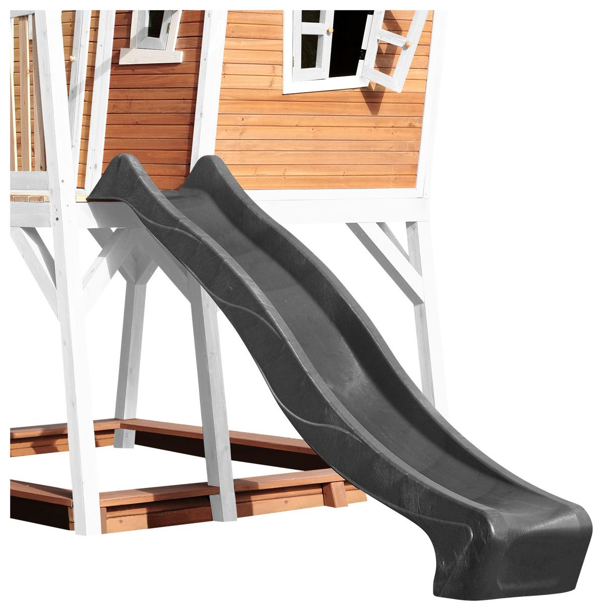 Spielturm A030.150.81 - Braun/Weiß, KONVENTIONELL, Holz (432/288/193cm) - Ambia Garden