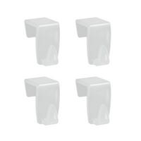 Tür- Und Fensterhakenset Mali Bxhxt:  9,5x16x2,8 Cm - Transparent, Basics, Kunststoff (9,50cm) - Metaltex