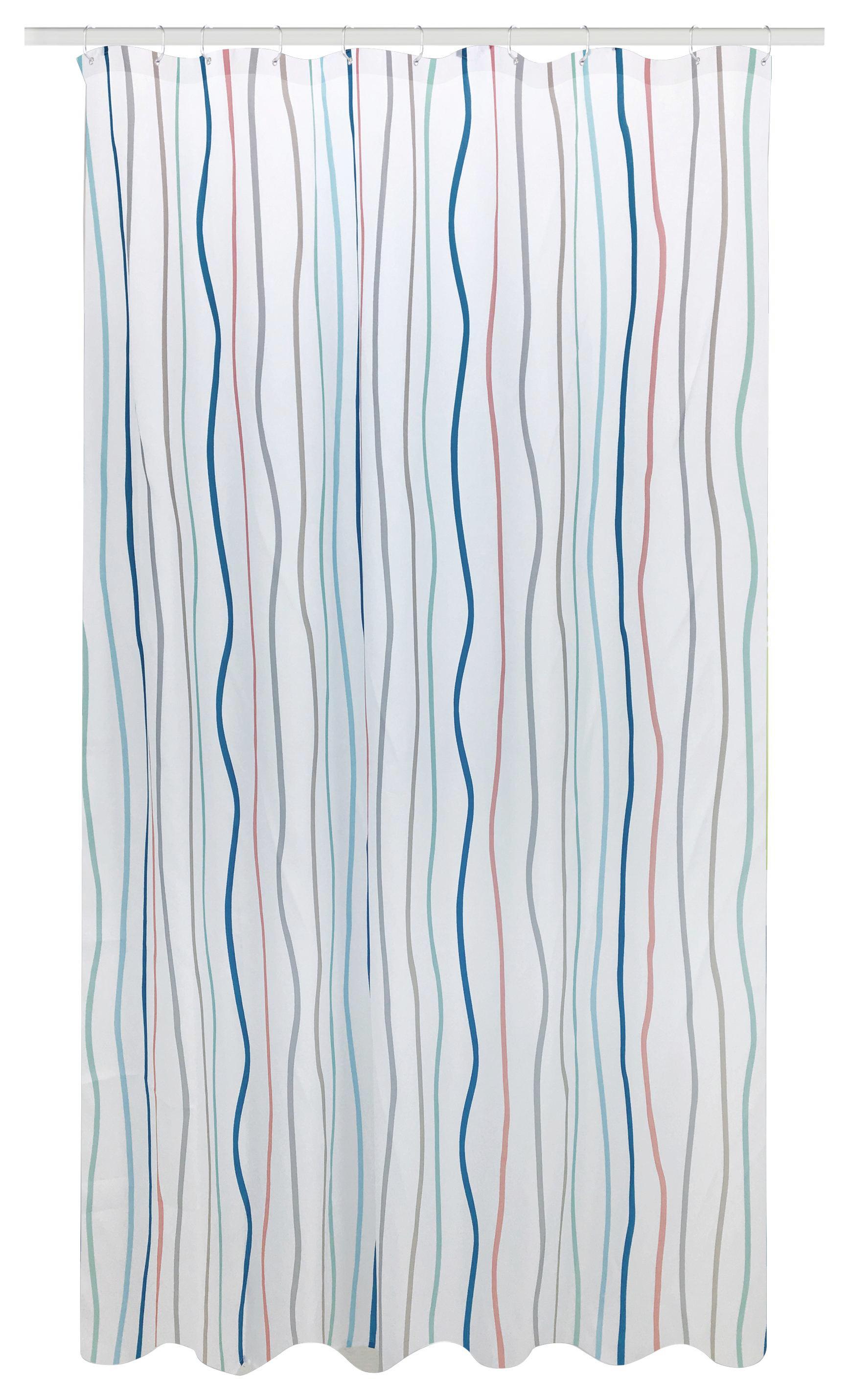 Zuhanyfüggöny Svenja - Színes, modern, Textil (180/200cm) - Luca Bessoni