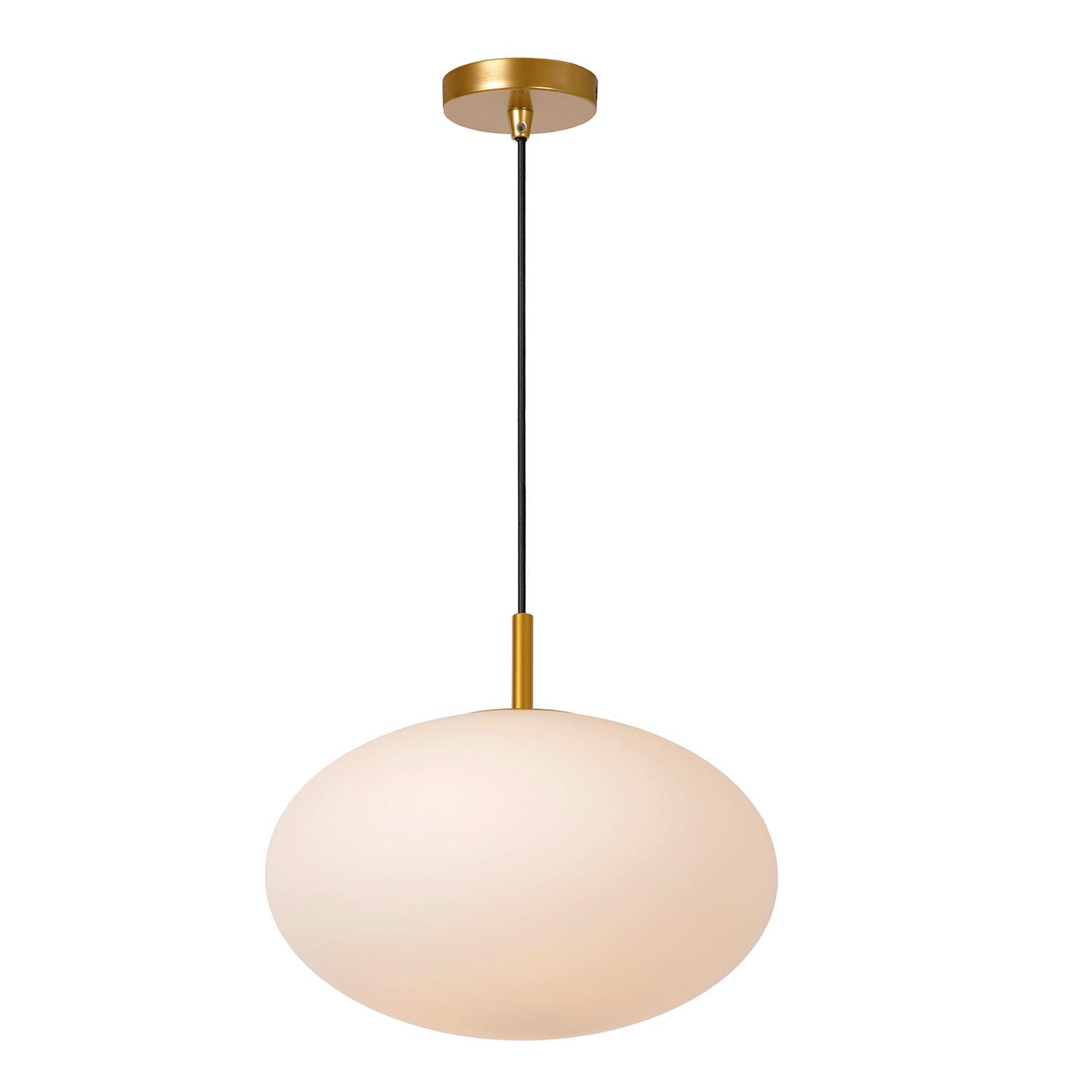 Hängeleuchte Goldfarben D: 30 cm 22w - Goldfarben, KONVENTIONELL, Glas/Metall (30/150cm)