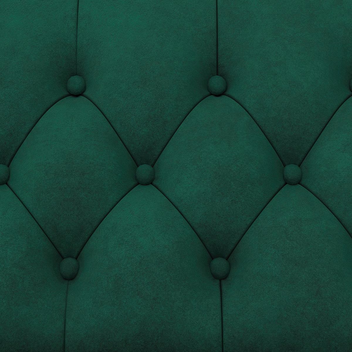 Sessel Firenze Dunkelgrün, Relaxfunktion - Dunkelgrün/Schwarz, Basics, Textil (111/83/87cm) - Livetastic