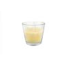 Kerze Im Glas Hermine - Champagner/Creme, KONVENTIONELL, Glas/Naturmaterialien (9/8,2cm) - Ondega