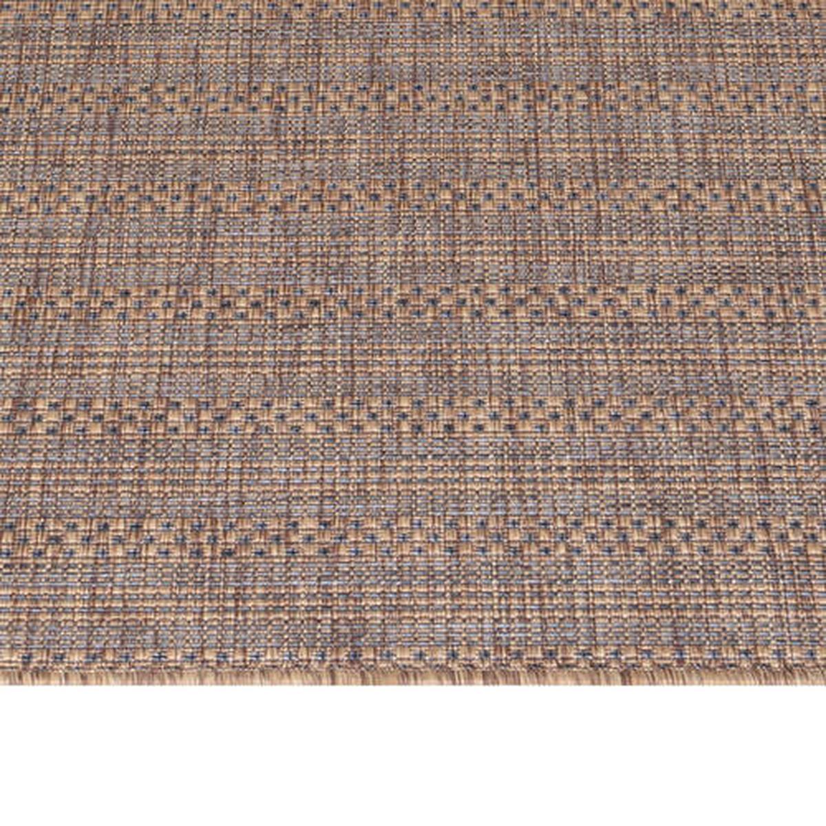 Outdoorteppich Zagora - Schwarz/Braun, Basics, Textil (80/150cm) - Novel