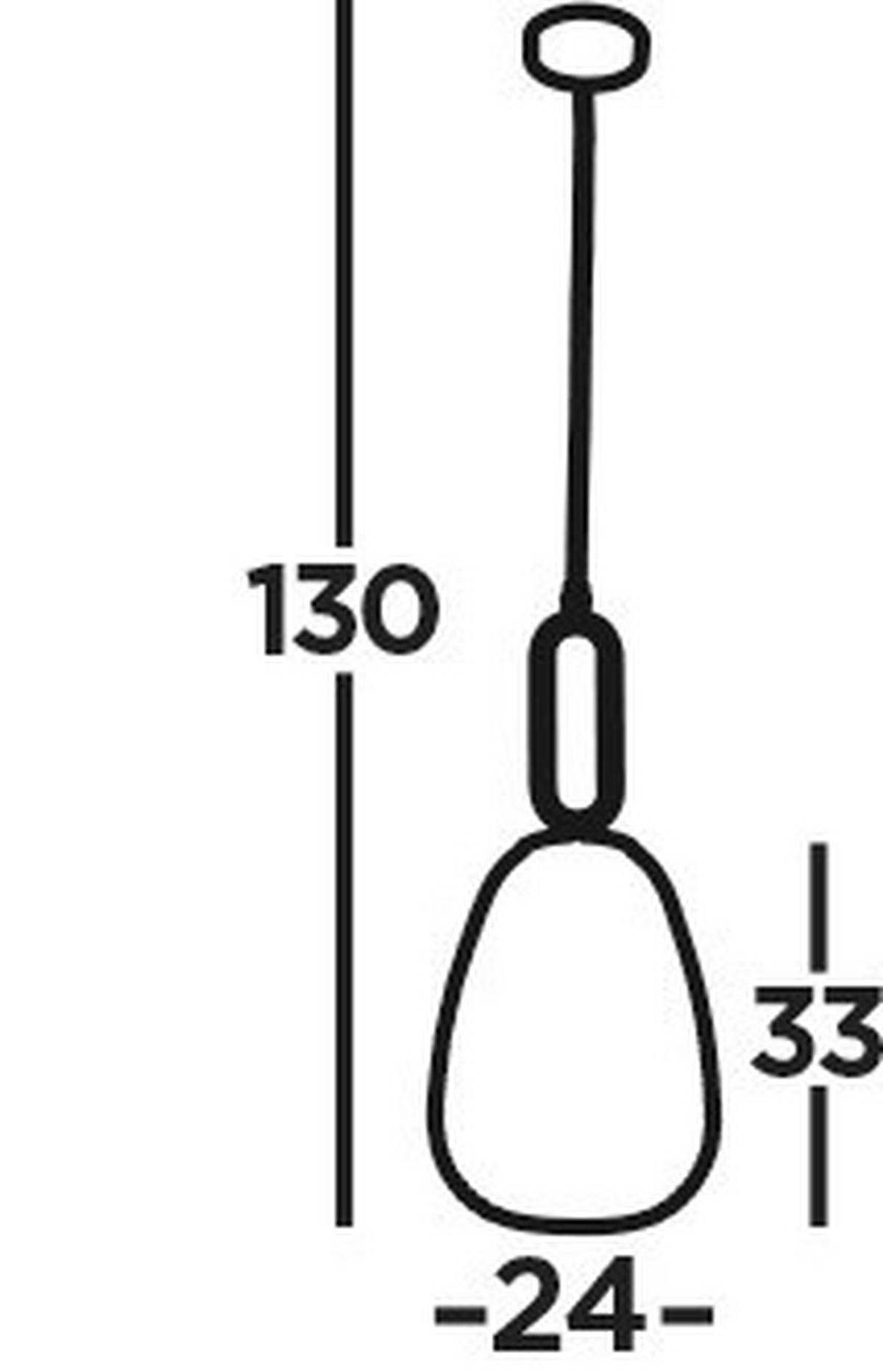 Hängeleuchte 43581-1sn Elixir - Nickelfarben, KONVENTIONELL, Glas/Metall (24/130cm)