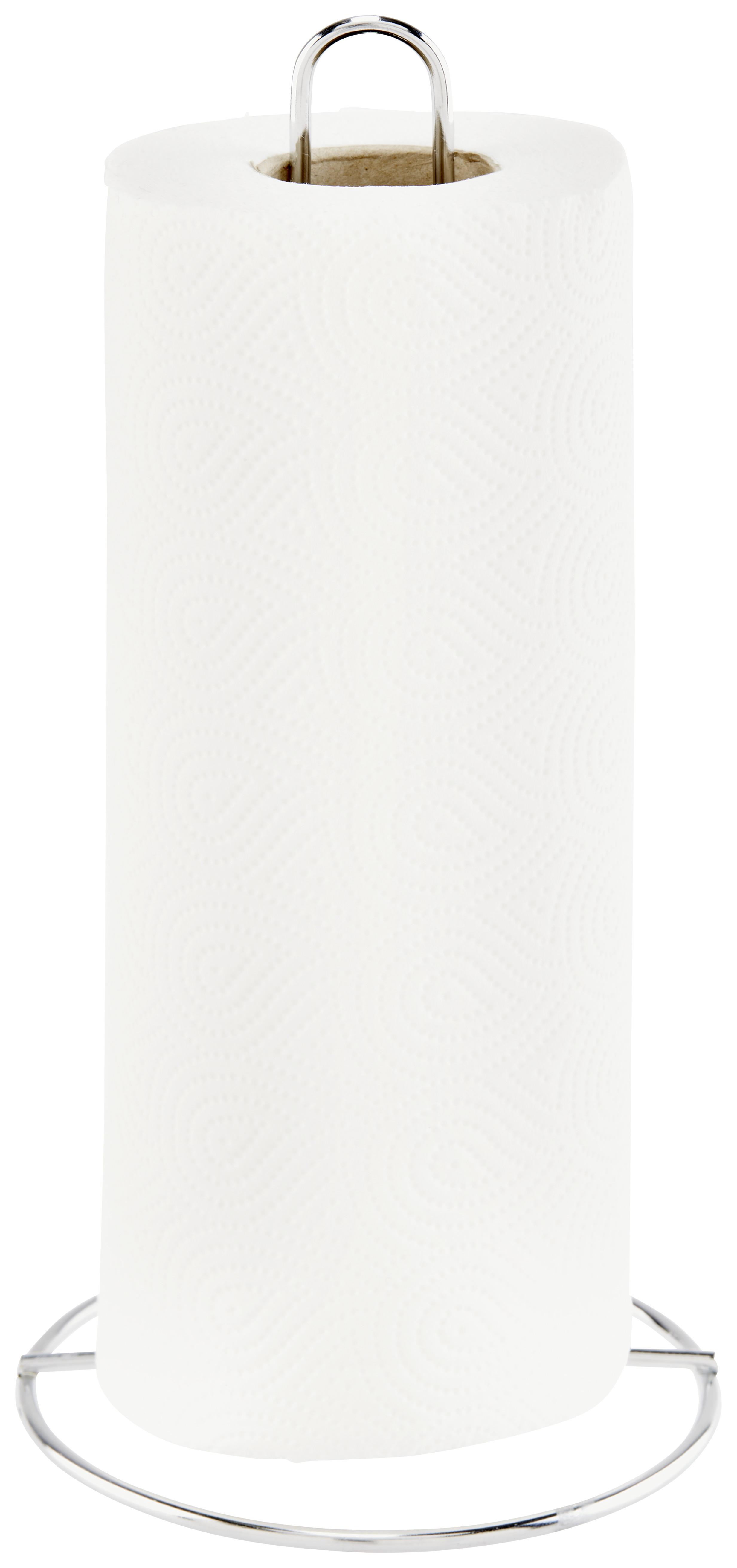 Konyhai Papírtörlő Tartó Angelika - nemesacél, Konventionell, fém (14/29cm) - Luca Bessoni