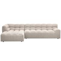 Ecksofa Allure Naturfarben S: 165x324cm - Schwarz/Naturfarben, Design, Textil (165/324cm) - Livetastic
