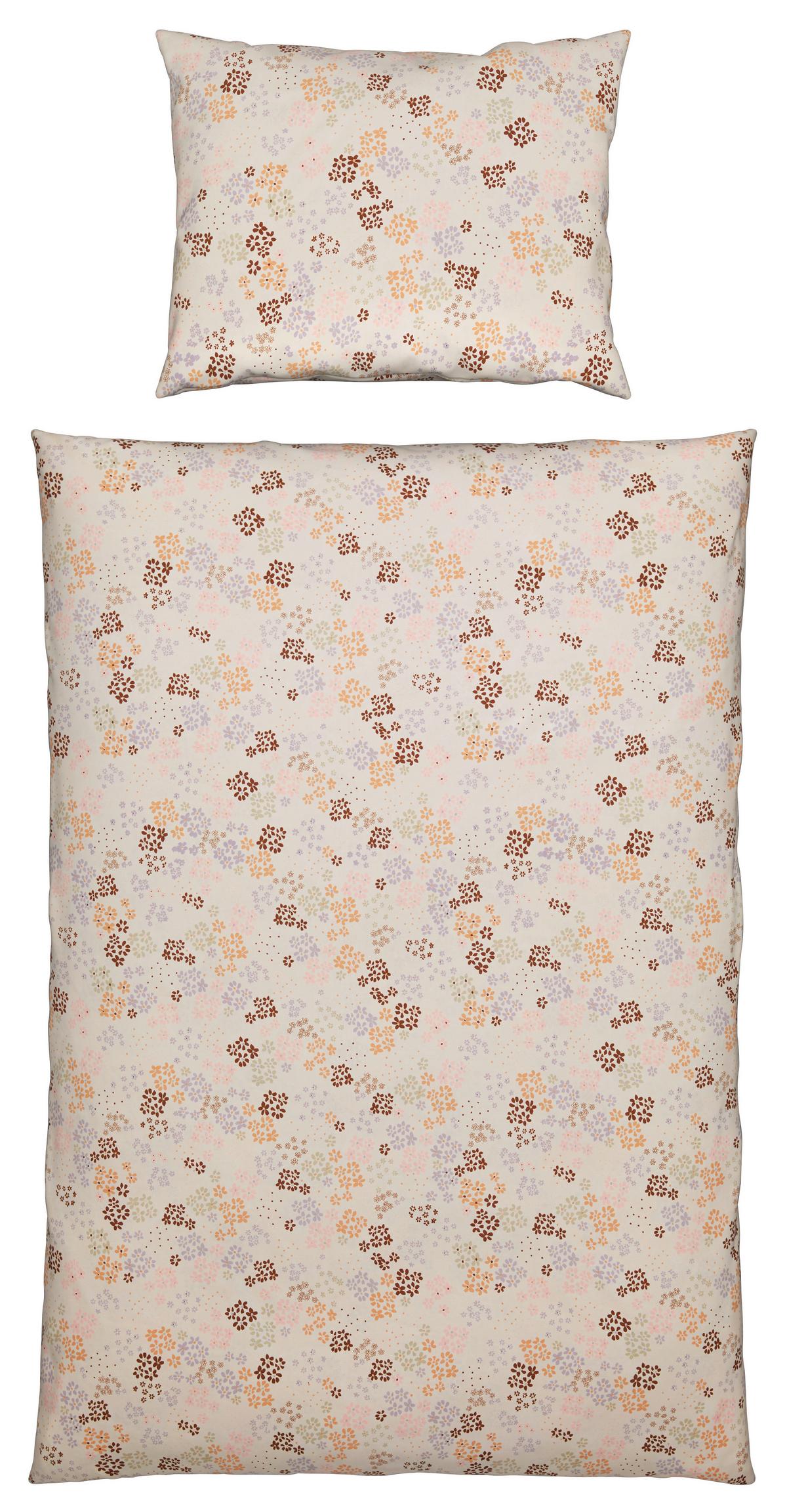 Ágyneműhuzat-garnitúra Giselle - bézs/zsályazöld, Romantik / Landhaus, textil (140/200null) - James Wood