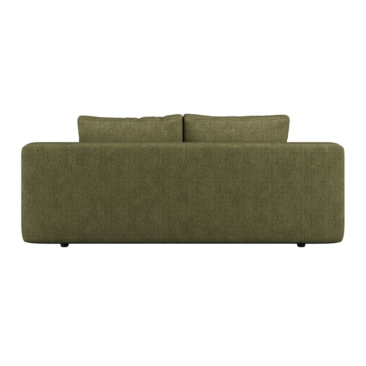 3-Sitzer-Sofa Mit Schlaffunktion Olso Grün - Grün, Trend, Holz/Kunststoff (205/72/100cm)