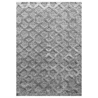 Webteppich Grau Pisa 160x230 cm - Grau, KONVENTIONELL, Textil (160/230cm)