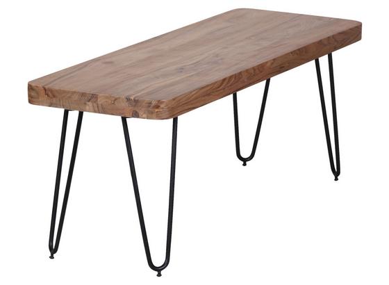 Sitzbank Bagli B: 180cm Akaziefarben - Schwarz/Akaziefarben, MODERN, Holz (180/45/40cm) - Livetastic Sitzbank Bagli B: 180cm Akaziefarben - Schwarz/Akaziefarben, MODERN, Holz (180/45/40cm) - Livetastic