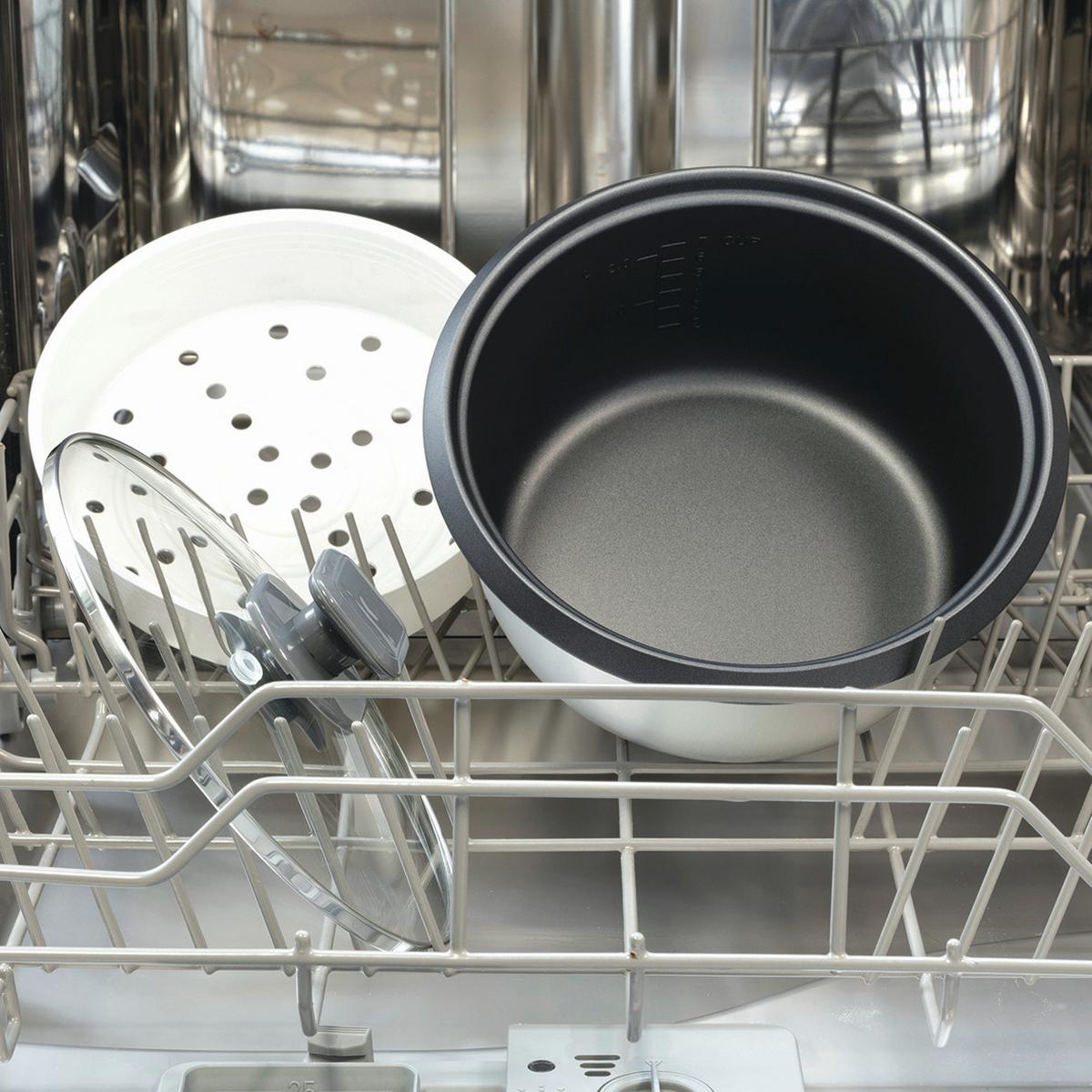 Medium Rizsfőző És Pároló Russell Hobbs - fehér, Basics, műanyag/Üveg - Russell Hobbs