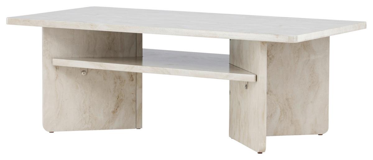 Couchtisch Ålesund - Beige, Design, Holzwerkstoff (120/60/42cm) - Livetastic