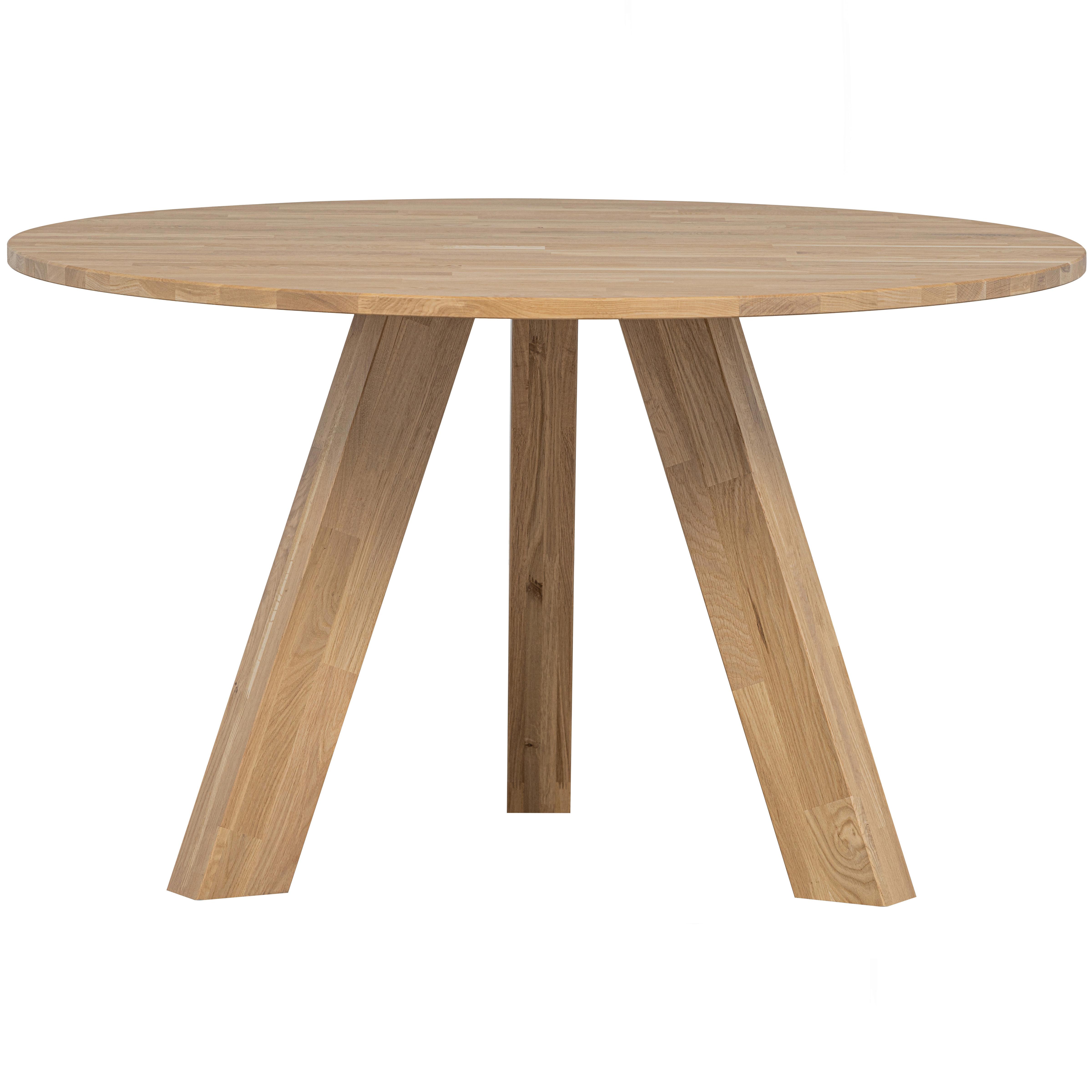 ESSTISCH Rhonda Naturfarben L: 129cm - Naturfarben, MODERN, Holz (129/129/77cm) - Livetastic