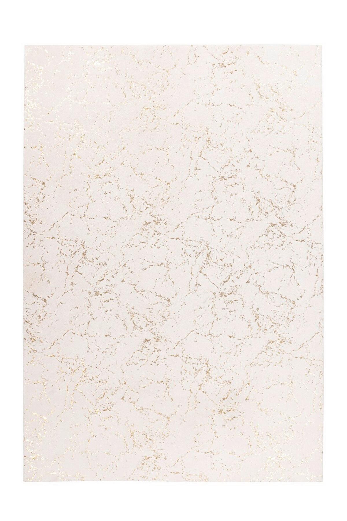 Teppich Creme, Goldfarben Bijou 225, BxL: 120x170 cm - Goldfarben/Creme, LIFESTYLE, Textil (120/170cm)
