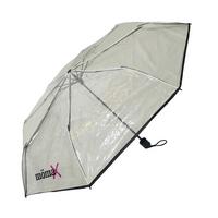 Dáždnik LIVIA - S -EXT- - priehľadné/čierna, Modern, kov/plast (98cm) - Mömax