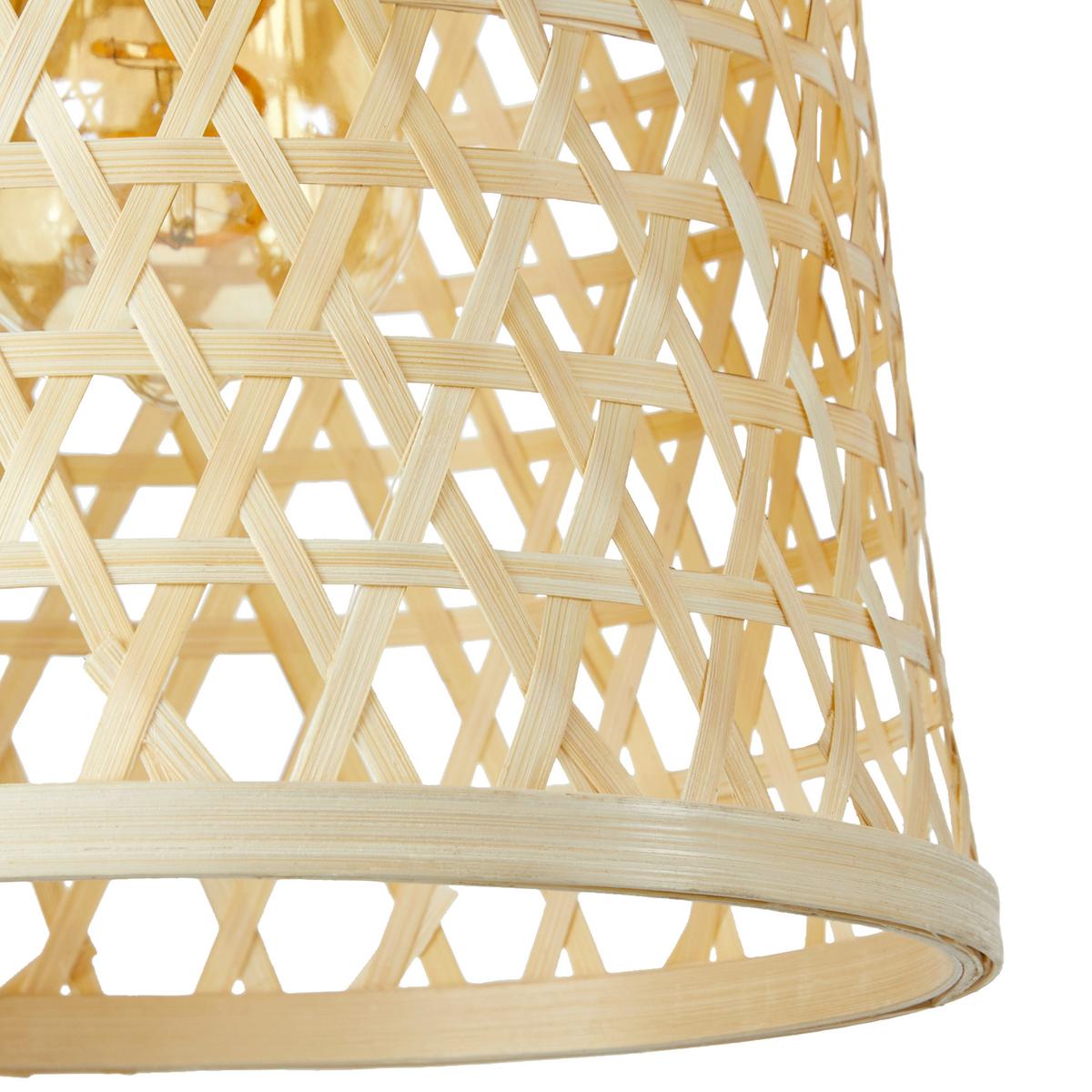 Závěsné svítidlo GAIO - přírodní barvy, Moderní, kov/přírodní materiály (80/21/130cm) - Bessagi Home