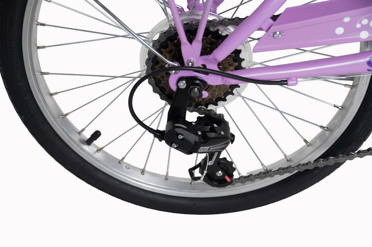 Kinderfahrrad 20 Zoll DaCapo blau - Lila, Basics, Metall (25/140/60cm)