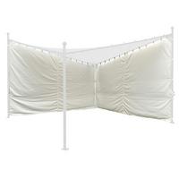 Seitenteile Berlino 400x256cm 2er-Set - Weiß, KONVENTIONELL, Textil (400/256cm) - Siena Garden