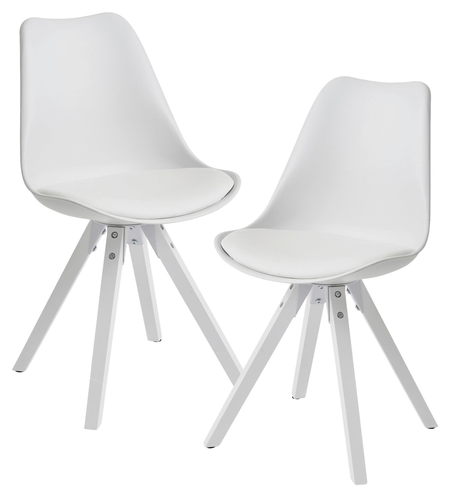 Stuhl-set Wohnling B: 49 Cm Weiß