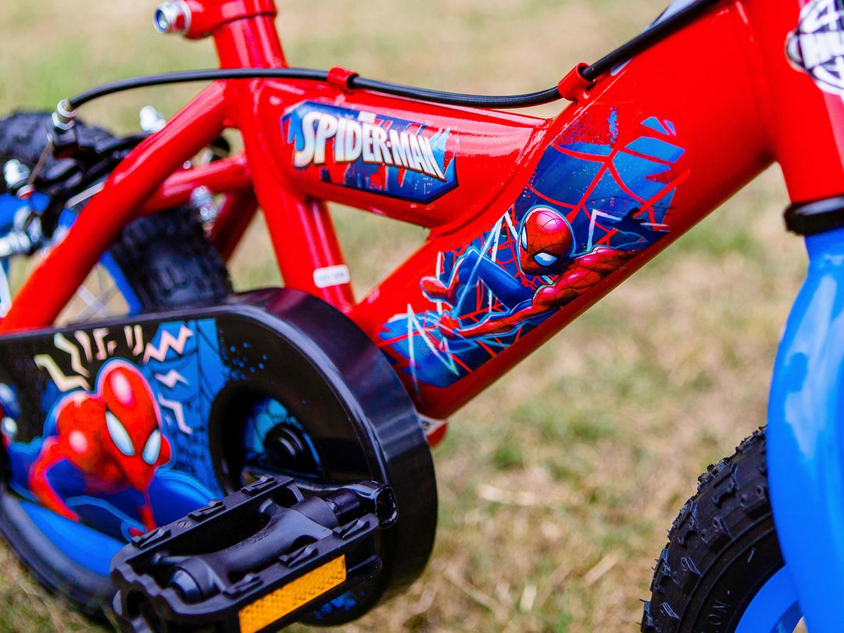 Kinderfahrrad Huffy Spider-Man 12in Bike - Blau/Rot, Basics, Metall (54/74/84cm)